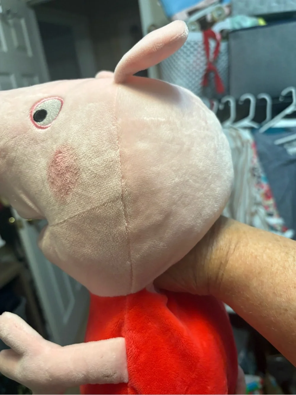 Peppa Pig Plush puppet Toy in Pink and Red by Peppa Pig